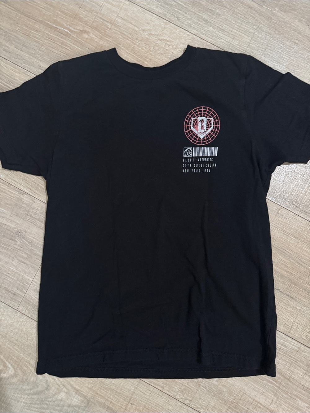 Baseball Lifestyle 101 Kids Black Graphic Short Sleeve Tee